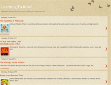 Tablet Screenshot of learningtoreadten.blogspot.com