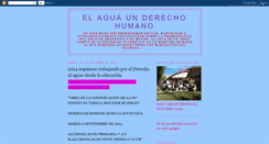 Desktop Screenshot of elaguaundrechohumano.blogspot.com