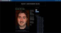 Desktop Screenshot of davemovember.blogspot.com