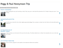 Tablet Screenshot of peggypaulhoneymoontrip.blogspot.com