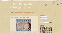 Desktop Screenshot of inthestudiowithknittingamazon.blogspot.com