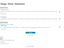 Tablet Screenshot of norge-norsk-nordmenn.blogspot.com