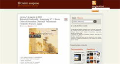Desktop Screenshot of ilcantosospeso.blogspot.com