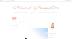 Desktop Screenshot of aflourishingperspective.blogspot.com