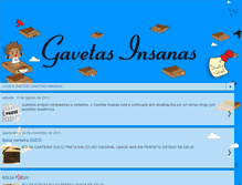 Tablet Screenshot of gavetasinsanas.blogspot.com