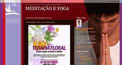 Desktop Screenshot of meditacaoeyoga.blogspot.com