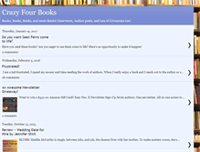 Tablet Screenshot of crazyfourbooks.blogspot.com