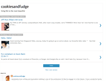 Tablet Screenshot of cookiesandfudge.blogspot.com