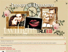 Tablet Screenshot of immortaldreaming.blogspot.com