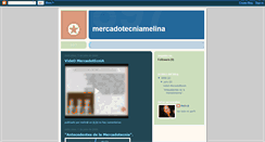 Desktop Screenshot of melinamercadotecnia.blogspot.com