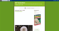 Desktop Screenshot of diyvermiculture.blogspot.com