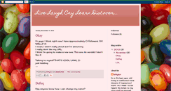 Desktop Screenshot of livelaughcrylearndiscover.blogspot.com