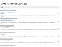 Tablet Screenshot of livinghealthyinlasvegas.blogspot.com