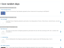 Tablet Screenshot of iloverandomdays.blogspot.com
