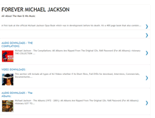 Tablet Screenshot of forever-michaeljackson.blogspot.com