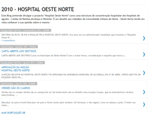 Tablet Screenshot of hospitaloestenorte.blogspot.com