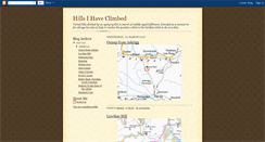 Desktop Screenshot of hillsclimbed.blogspot.com