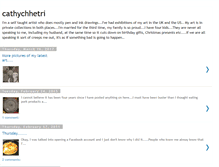 Tablet Screenshot of cathychhetri.blogspot.com