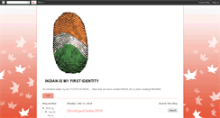 Desktop Screenshot of developedindia2050.blogspot.com