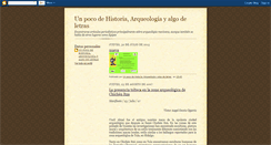 Desktop Screenshot of historiaarqueologiaalgoletras.blogspot.com