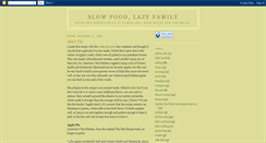 Desktop Screenshot of familyslowfood.blogspot.com