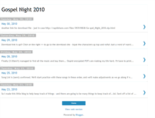 Tablet Screenshot of gospelnight2010.blogspot.com