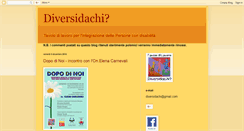 Desktop Screenshot of diversi-da-chi.blogspot.com