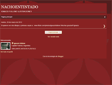 Tablet Screenshot of nachoentintado.blogspot.com