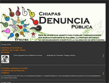 Tablet Screenshot of chiapasdenuncia.blogspot.com