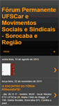 Mobile Screenshot of encontroufscarmovimentosociais.blogspot.com