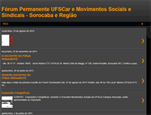 Tablet Screenshot of encontroufscarmovimentosociais.blogspot.com