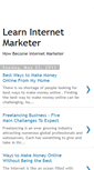 Mobile Screenshot of learn-internet-marketer.blogspot.com