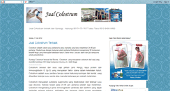 Desktop Screenshot of jualcolostrumterbaik.blogspot.com