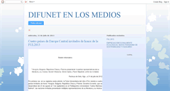 Desktop Screenshot of difunetenlosmedios.blogspot.com