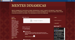 Desktop Screenshot of mentesdinamicas.blogspot.com