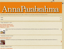 Tablet Screenshot of annaparabrahma.blogspot.com