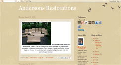 Desktop Screenshot of andersons-restorations.blogspot.com