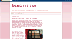 Desktop Screenshot of beautyinblogs.blogspot.com