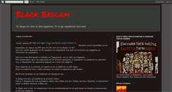 Desktop Screenshot of blackbedlam.blogspot.com