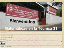 Tablet Screenshot of matemsectec31.blogspot.com