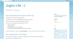 Desktop Screenshot of jugnu-life.blogspot.com