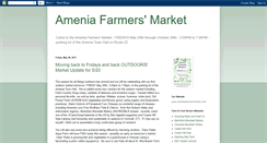 Desktop Screenshot of ameniafarmersmarket.blogspot.com