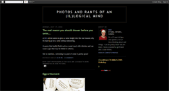 Desktop Screenshot of illogicalmind.blogspot.com