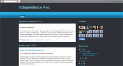 Desktop Screenshot of independenceavehoa.blogspot.com