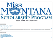 Tablet Screenshot of missmontanapageant.blogspot.com