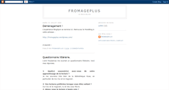 Desktop Screenshot of fromageplus.blogspot.com