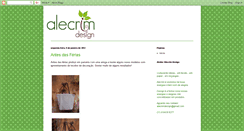 Desktop Screenshot of alecrimdesign.blogspot.com