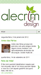 Mobile Screenshot of alecrimdesign.blogspot.com