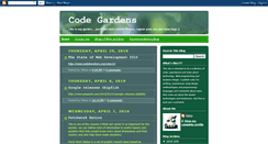 Desktop Screenshot of codegardens.blogspot.com