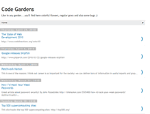 Tablet Screenshot of codegardens.blogspot.com